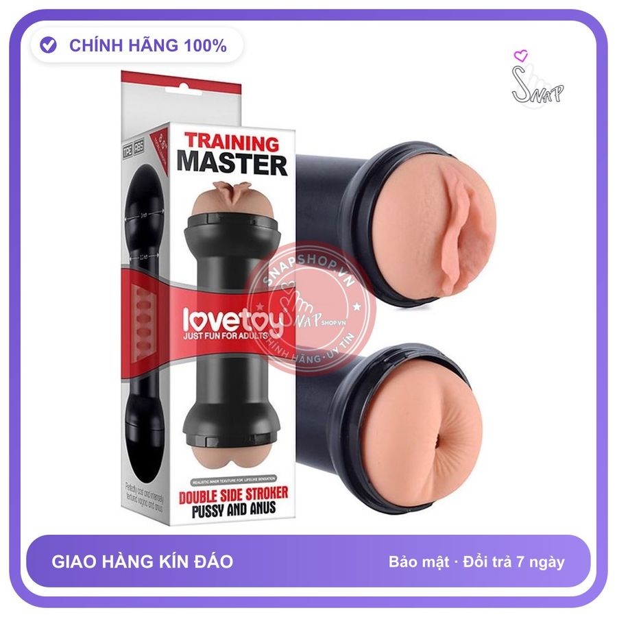 Âm Đạo 2 Đầu Lovetoy chính hãng - silicone y tế, chất liệu an toàn cho da, dễ vệ sinh - giao hàng che tên kín đáo