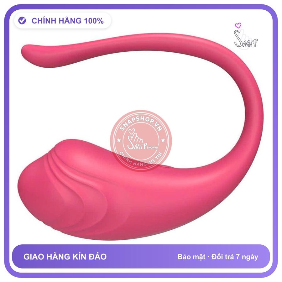 Trứng Rung Bump Orgasm Red Điều Khiển Qua App chính hãng - silicone mềm, chất liệu an toàn cho da, dễ vệ sinh - giao hàng che tên kín đáo
