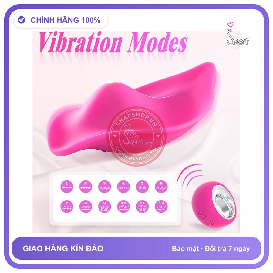 Mai Rùa Quần Lót Rung điều khiển Từ Xa chính hãng - chất vải mềm mát, đường may tỉ mỉ, tôn dáng quyến rũ - giao hàng che tên kín đáo