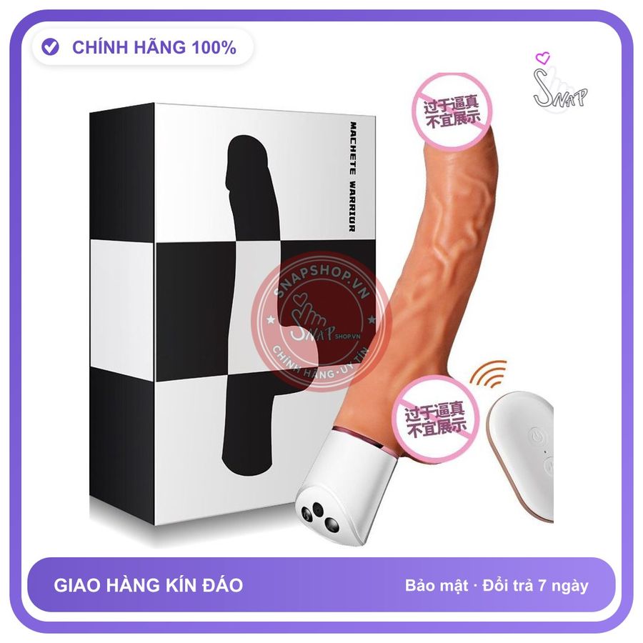 Dương Vật Đóng Cầm Tay Ares Thụt chính hãng - chất liệu an toàn cho da, dễ vệ sinh, êm ái khi dùng - giao hàng che tên kín đáo
