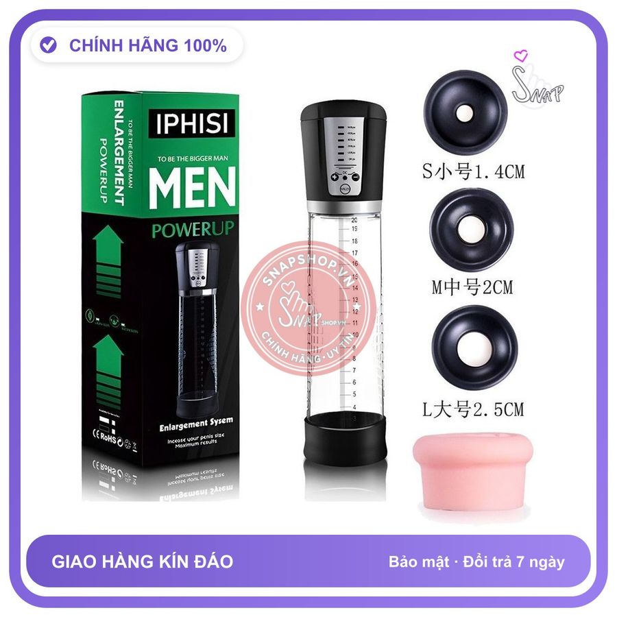 Máy Tập Dương Vật Men Xanh Lá Tự Động chính hãng - sạc USB, silicone y tế, chất liệu an toàn cho da - giao hàng che tên kín đáo