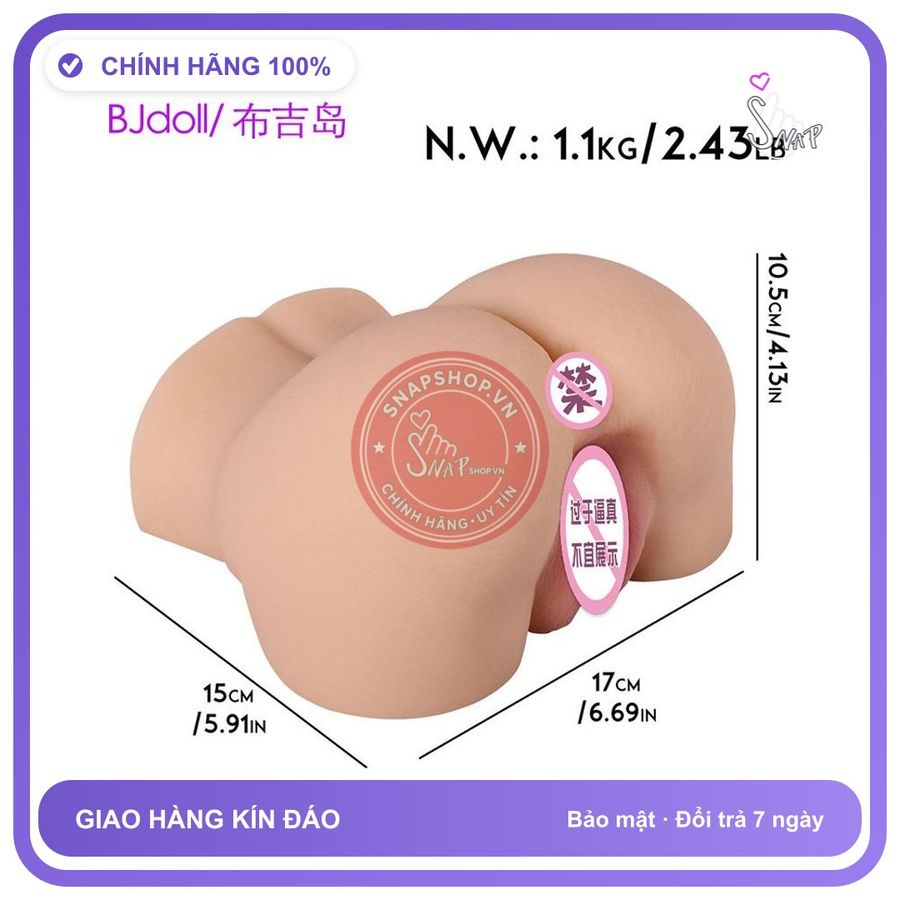 Khối Mông 1,1kg không Rung chính hãng - chất liệu an toàn cho da, dễ vệ sinh, êm ái khi dùng - giao hàng che tên kín đáo