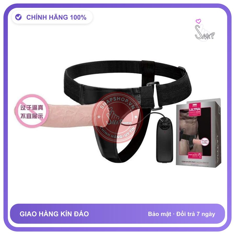 Dương Vật Đeo Ultra Rung chính hãng - silicone mềm, chất liệu an toàn cho da, dễ vệ sinh - giao hàng che tên kín đáo