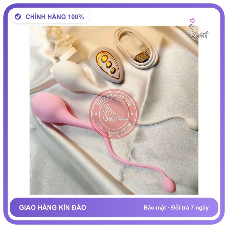 Trứng Rung Tinh Trùng New điều khiển Từ Xa chính hãng - chất liệu an toàn cho da, dễ vệ sinh, êm ái khi dùng - giao hàng che tên kín đáo
