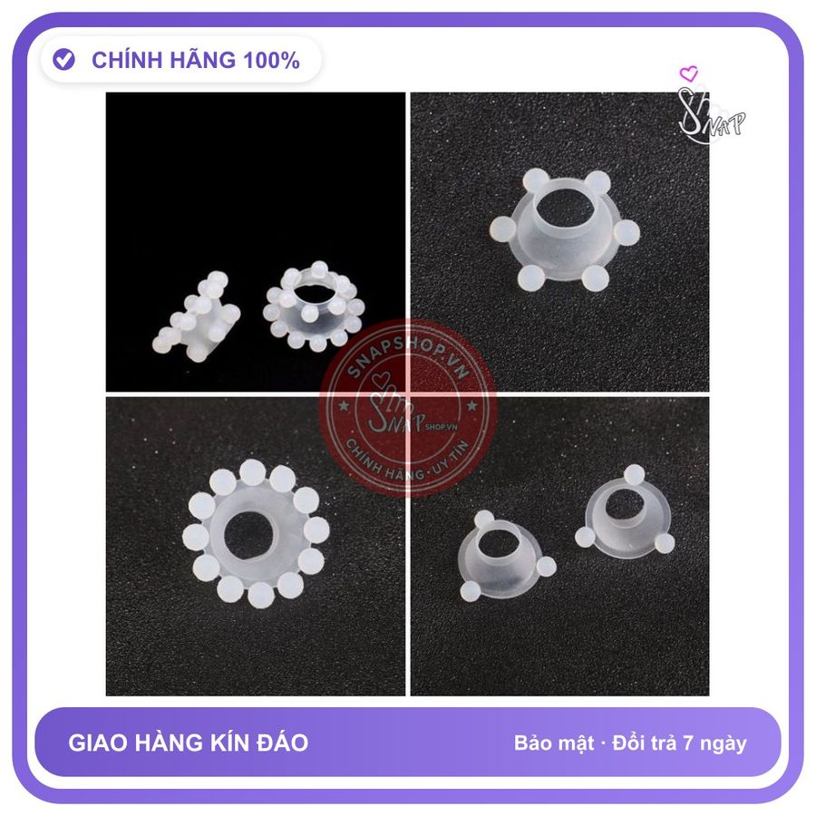 Vòng Bi Đeo Đeo Dương Vật New chính hãng - silicone y tế, chất liệu an toàn cho da, dễ vệ sinh - giao hàng che tên kín đáo