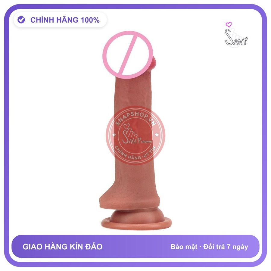 Dương Vật Đóng Mềm không Rung chính hãng - chất liệu an toàn cho da, dễ vệ sinh, êm ái khi dùng - giao hàng che tên kín đáo