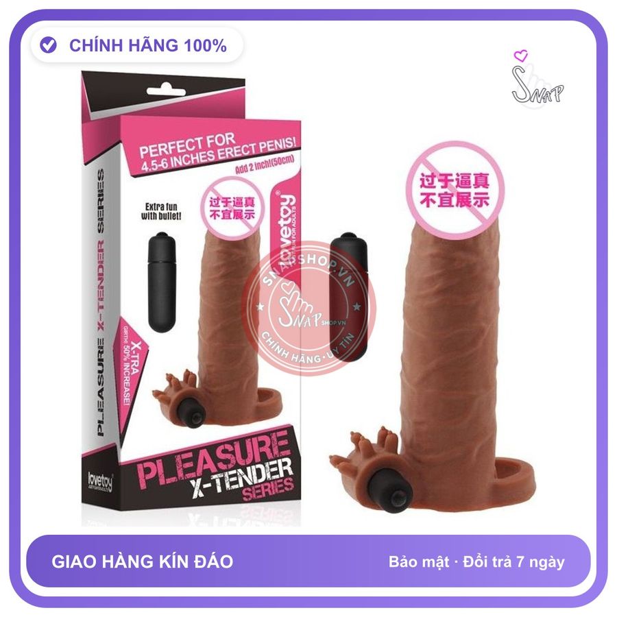Bao Đôn Lovetoy Hồng Rung chính hãng - có gai nổi, có hương thơm, ôm sát cảm giác thật - giao hàng che tên kín đáo