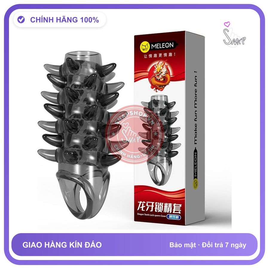 Bao Đôn Thân Meleon Gai Quai Đeo chính hãng - có gai nổi, ôm sát cảm giác thật, chất liệu latex an toàn - giao hàng che tên kín đáo
