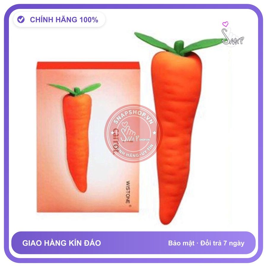 Hình Củ Cà Rốt Rung Nhiều Chế Độ chính hãng - sạc USB, silicone mềm mại, chất liệu an toàn cho da - giao hàng che tên kín đáo