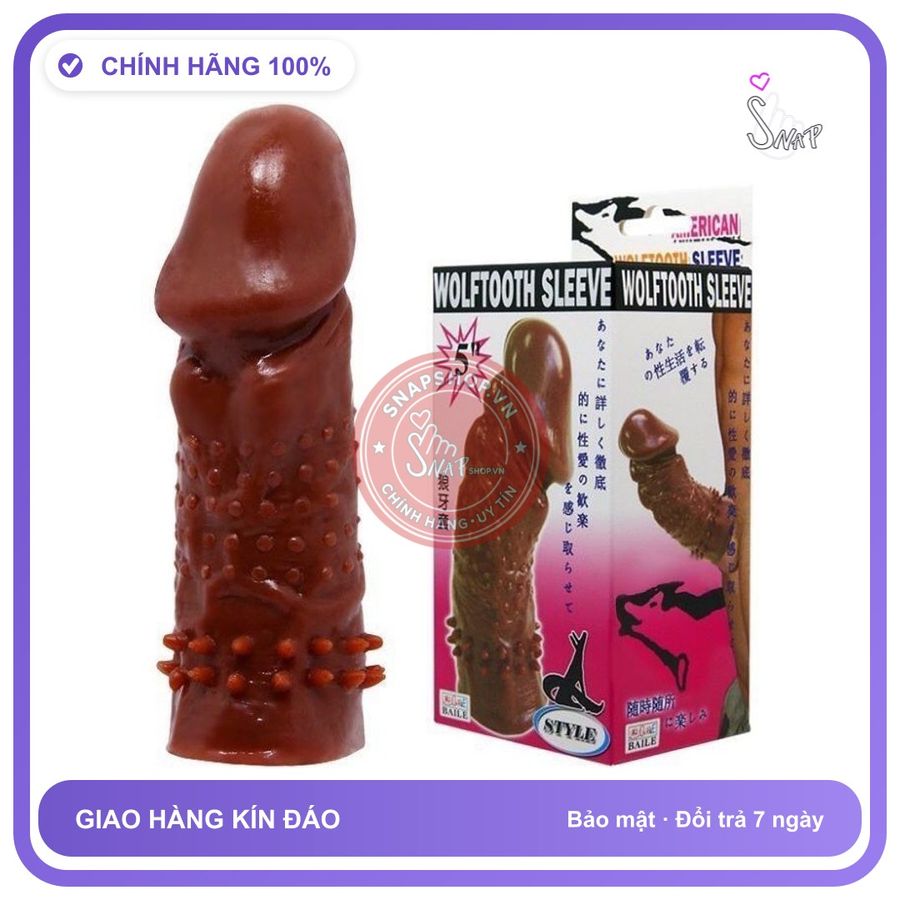Bao Đôn New Style Nâu chính hãng - hỗ trợ kéo dài, ôm sát cảm giác thật, chất liệu latex an toàn - giao hàng che tên kín đáo