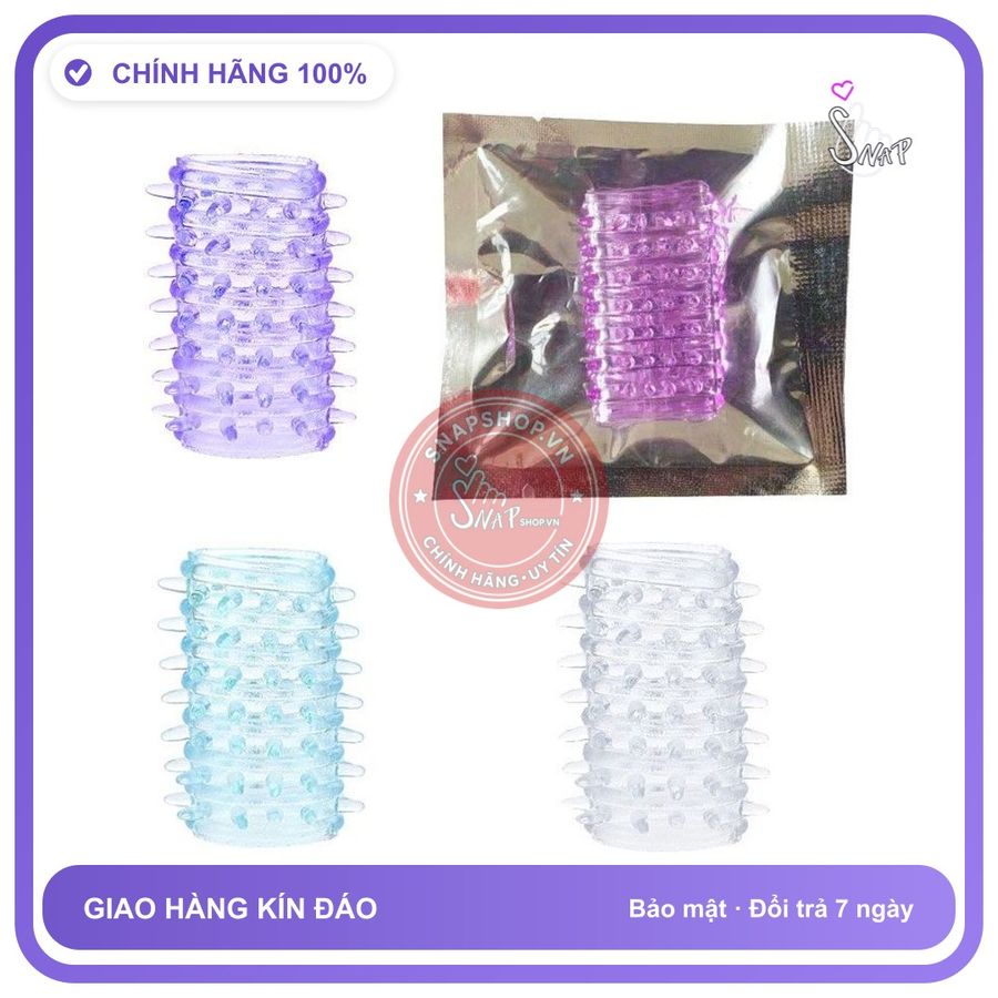 Đôn Khúc Gai chính hãng - có gai nổi, ôm sát cảm giác thật, chất liệu latex an toàn - giao hàng che tên kín đáo