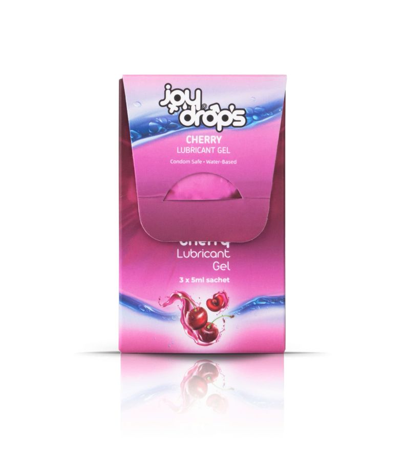 Gel Bôi Trơn Joydrops Hương Cherry | Combo 3 Gói chính hãng - gốc nước không dính rít, dịu nhẹ an toàn cho da, dễ rửa sạch - giao hàng che tên kín đáo