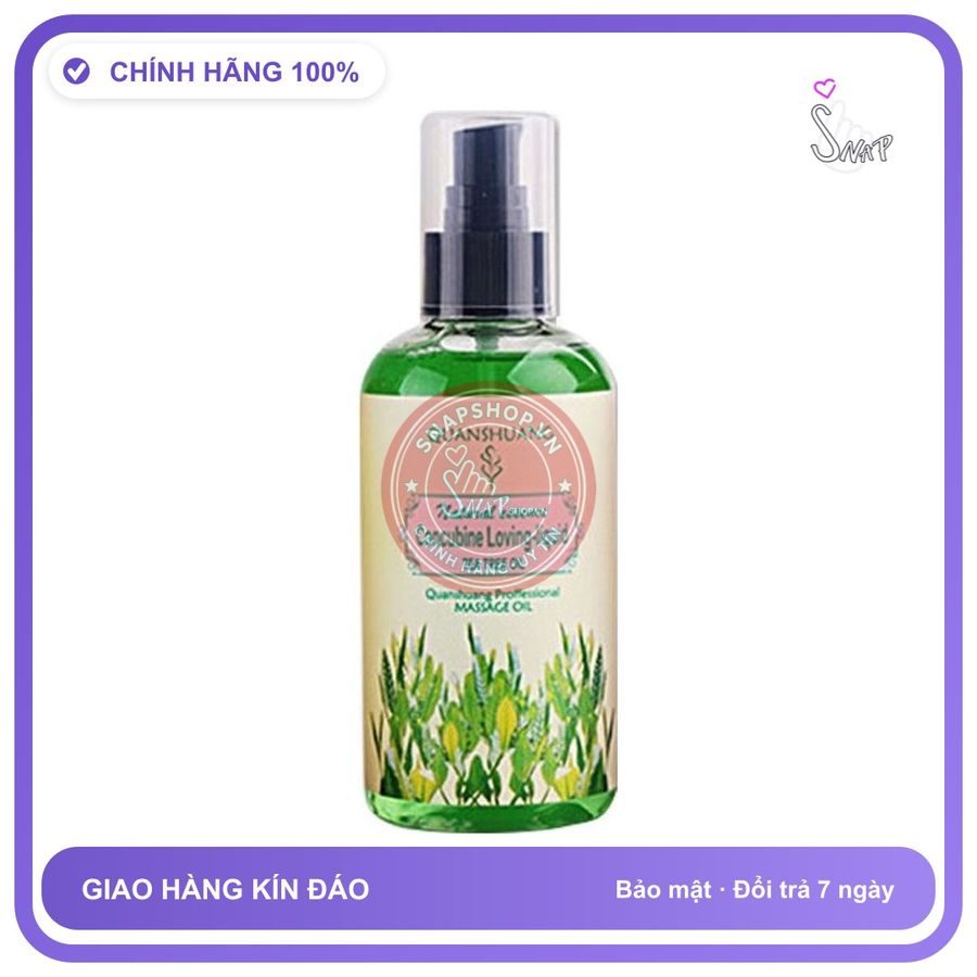 Dầu Massage Toàn Thân Trà Xanh 200ml chính hãng - dung tích 200ml, dịu nhẹ an toàn, dịu nhẹ an toàn cho da - giao hàng che tên kín đáo
