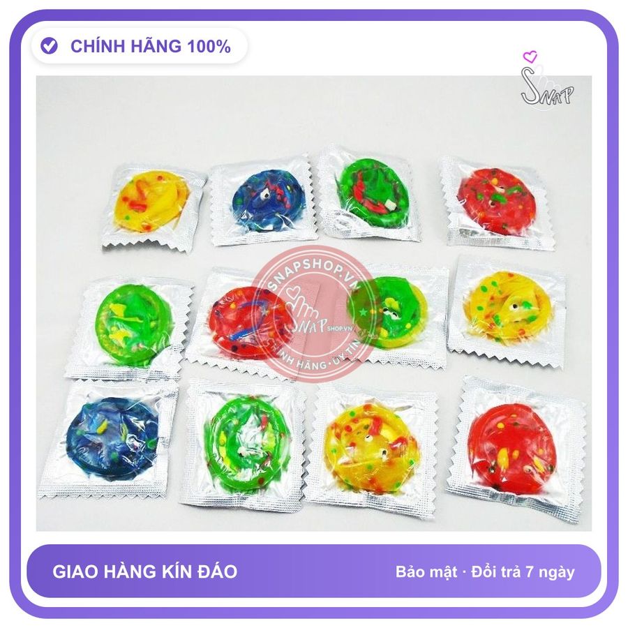 Bao Cao Su 12 Con Giáp Bịt 50 Cái chính hãng - nhiều gel bôi trơn, hỗ trợ kéo dài, ôm sát cảm giác thật - giao hàng che tên kín đáo