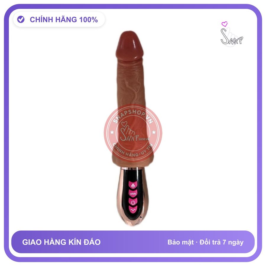 Dương Vật Riels rung nhấp chuyển động đẩy tới và lui Nhiệt chính hãng - rung nhấp chuyển động đẩy tới và lui tự động, chất liệu an toàn cho da, dễ vệ sinh - giao hàng che tên kín đáo