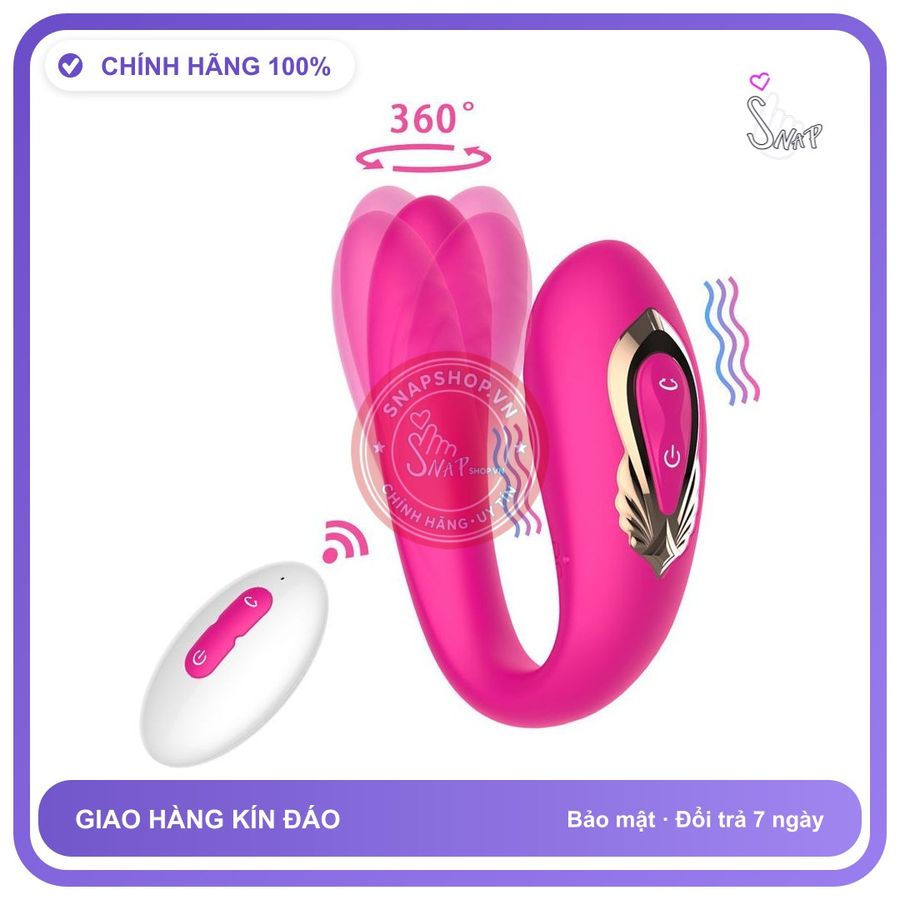 Trứng Rung Ngoáy Avril Nhiều Chế Độ chính hãng - 10 chế độ rung, điều khiển từ xa, silicone cao cấp - giao hàng che tên kín đáo