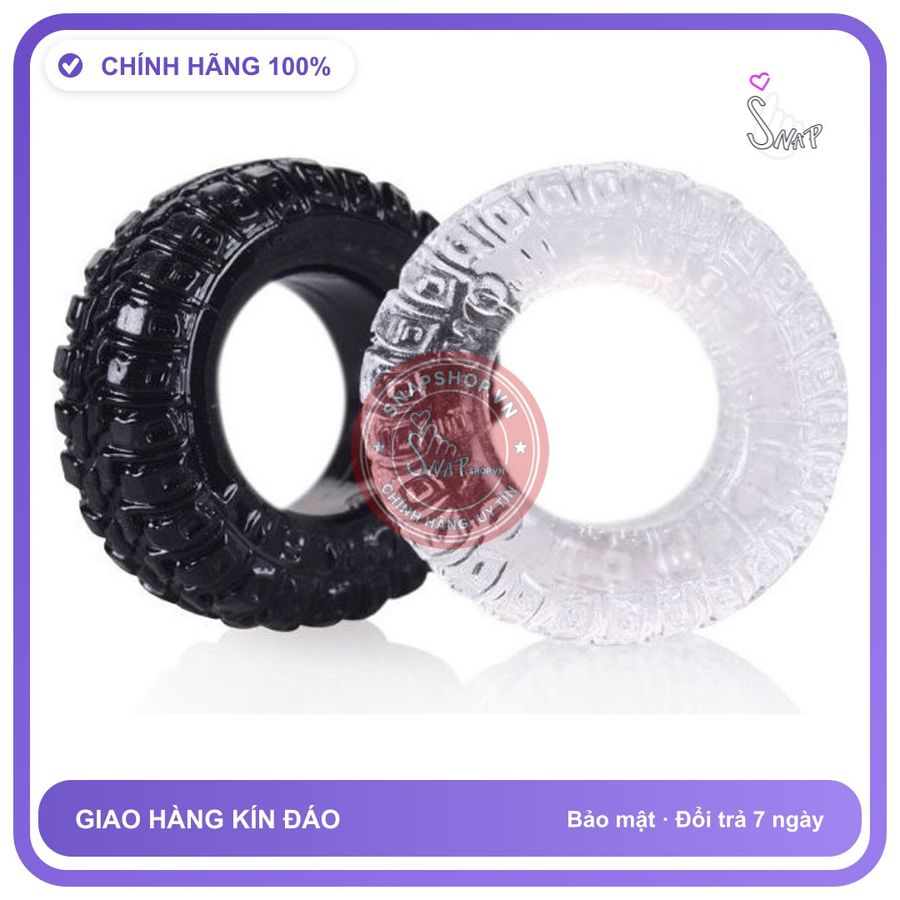 Bộ 2 Vòng Bánh Xe Rally Tire chính hãng - chất liệu an toàn cho da, dễ vệ sinh, êm ái khi dùng - giao hàng che tên kín đáo