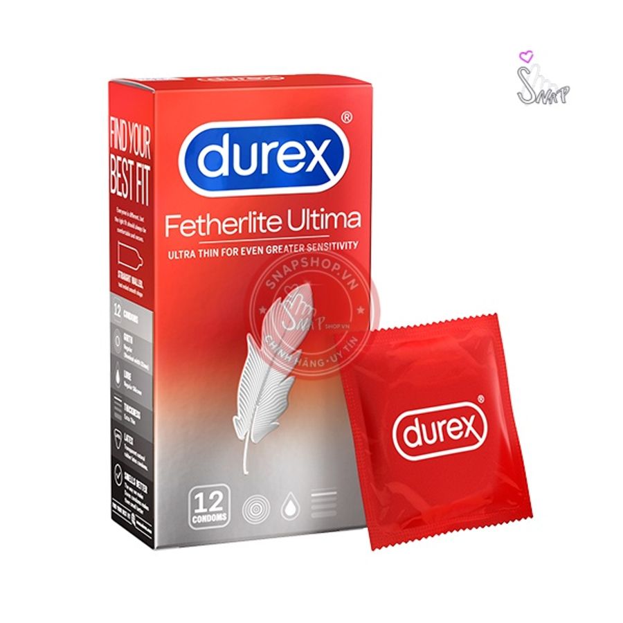 Bao cao su Durex Fetherlite Ultima (12 cái/hộp)