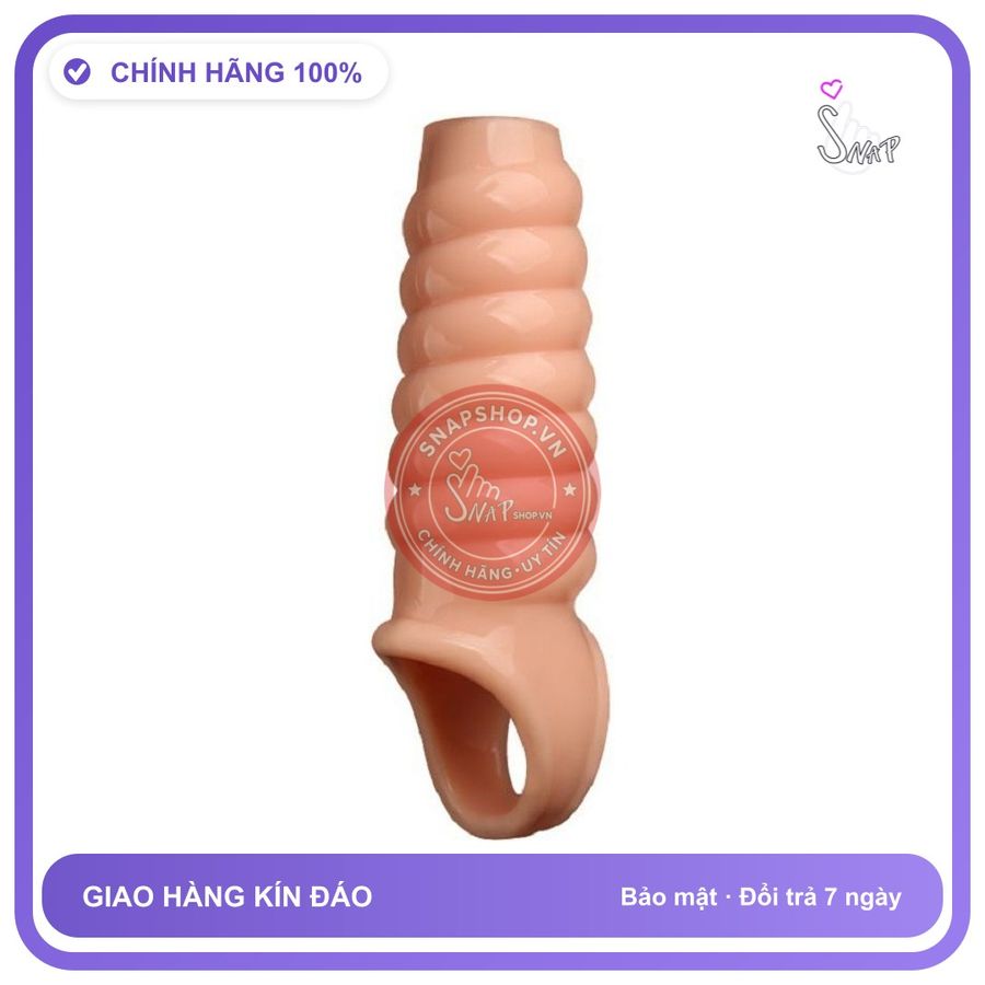 Bao Đôn Thân Xoắn Ốc Yunman chính hãng - ôm sát cảm giác thật, chất liệu latex an toàn, hàng nhập khẩu - giao hàng che tên kín đáo