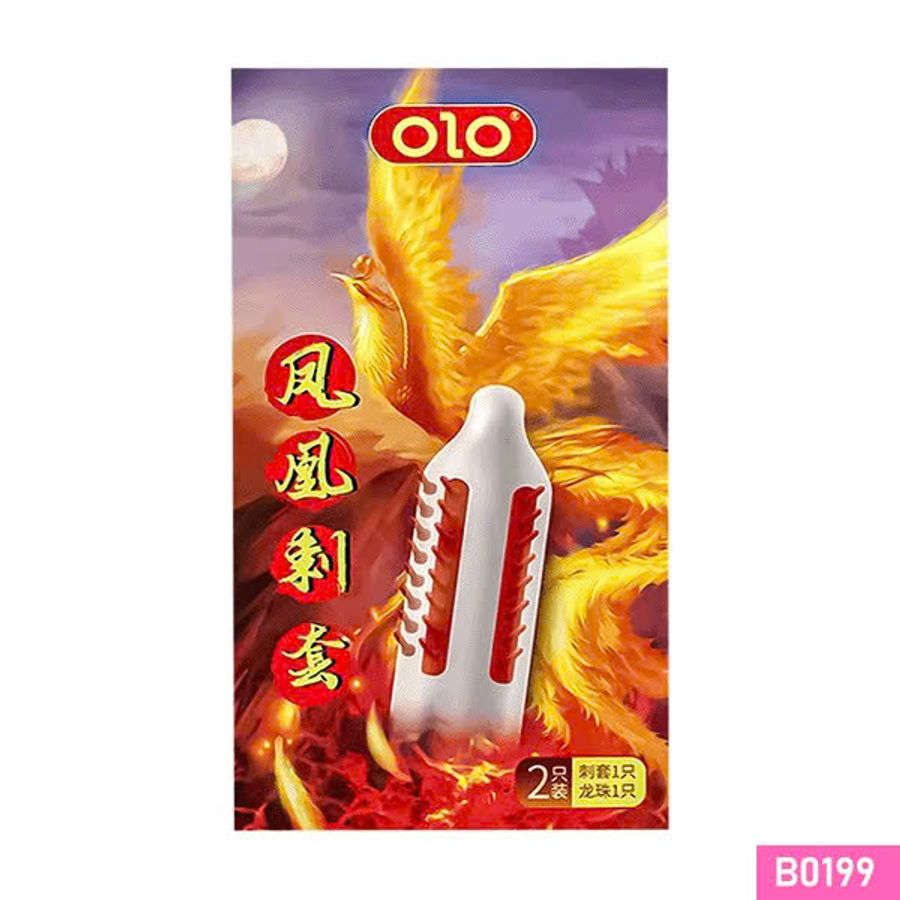 Bao cao su OLO Phượng Hoàng đường gai đứng có bi mềm 1.5cm hộp 1 cái [Mã CK-SP915022-05]