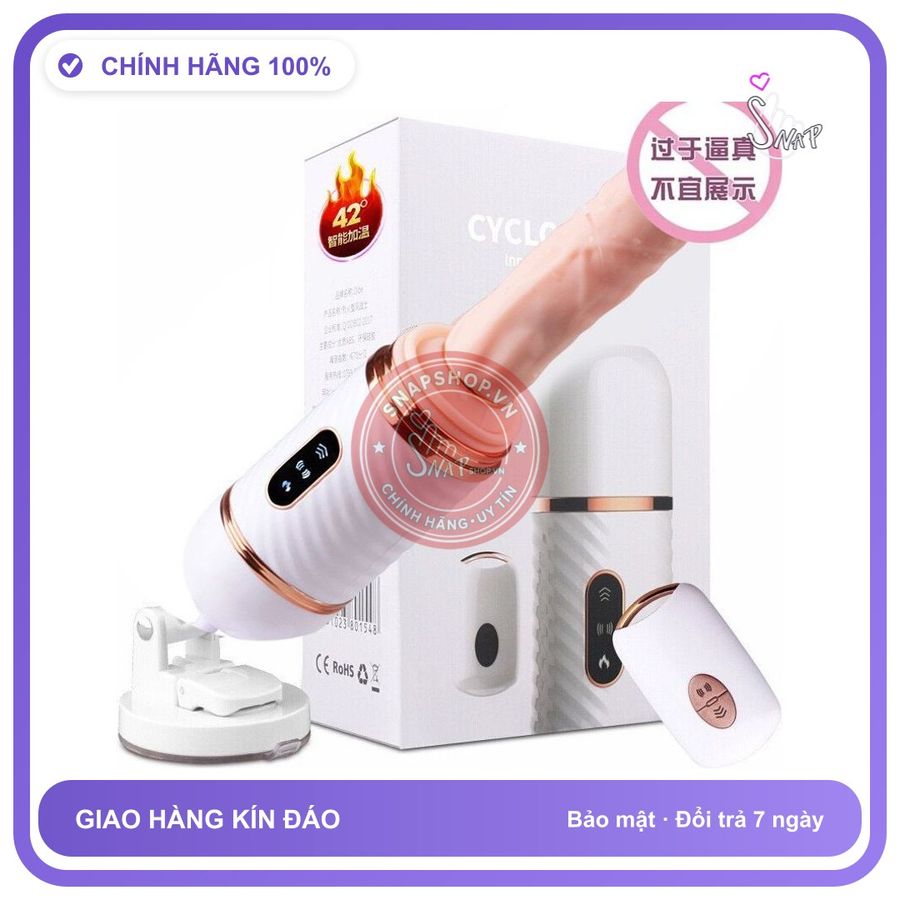 Dương Vật Đóng Dibe Điều Khiển Từ Xa chính hãng - sạc usb, đế hít tường, silicone y tế - giao hàng che tên kín đáo