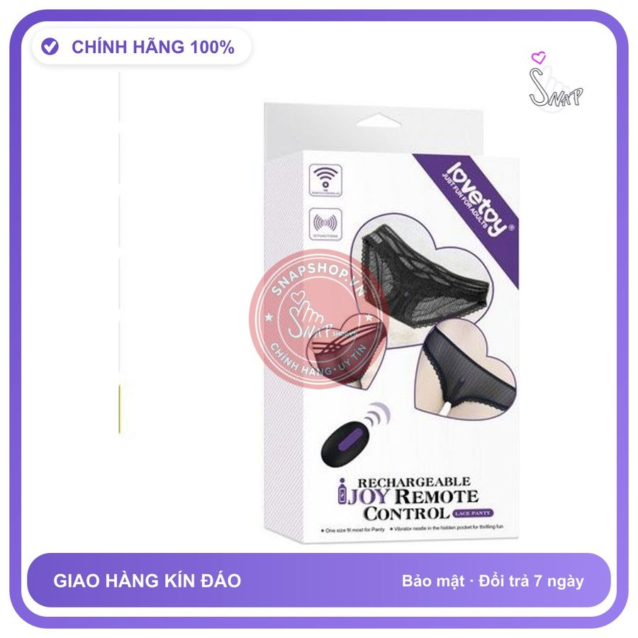 Quần Lót Rung Lovetoy Điều Khiển Từ Xa chính hãng - chất vải mềm mát, đường may tỉ mỉ, tôn dáng quyến rũ - giao hàng che tên kín đáo
