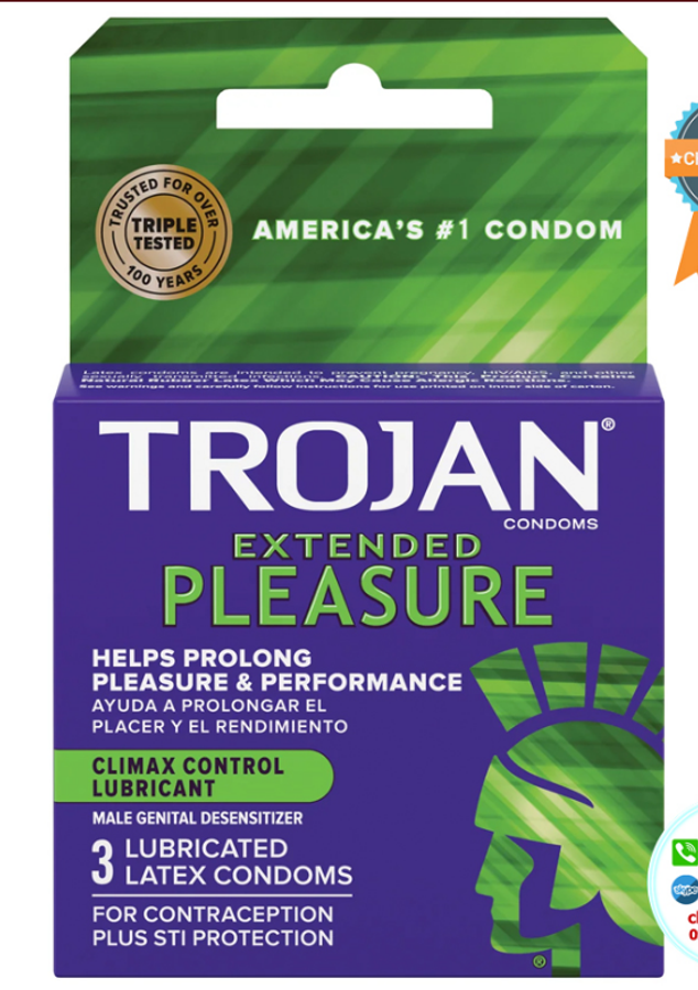 Bao Cao Su Kéo Dài Thời Gian Quan Hệ Khá Lâu Trojan Pleasures Extended ( H3 ) [Mã CK-SP922056-02]