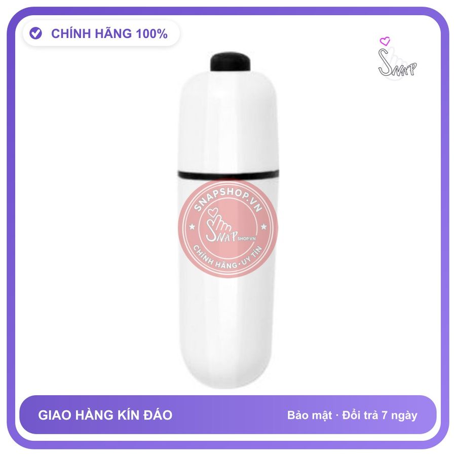 Cục Rung Trắng chính hãng - chất liệu an toàn cho da, dễ vệ sinh, êm ái khi dùng - giao hàng che tên kín đáo