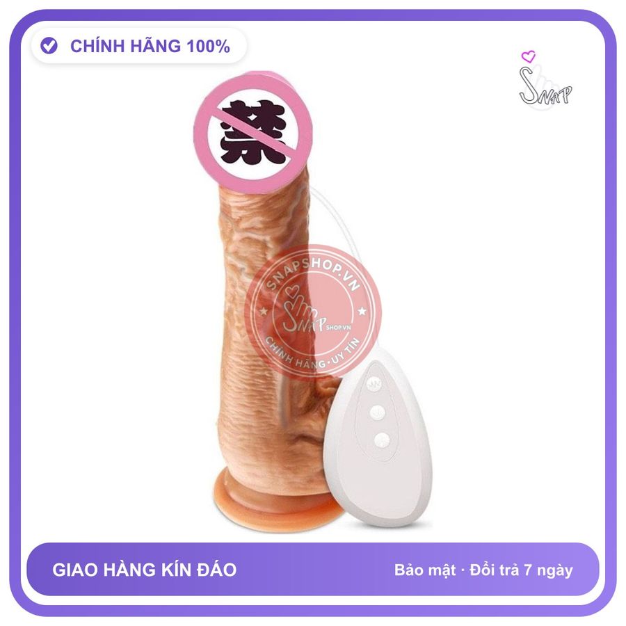Dương Vật Đóng Thụt Tốt chính hãng - sạc USB, rung nhấp chuyển động đẩy tới và lui tự động, silicone y tế - giao hàng che tên kín đáo