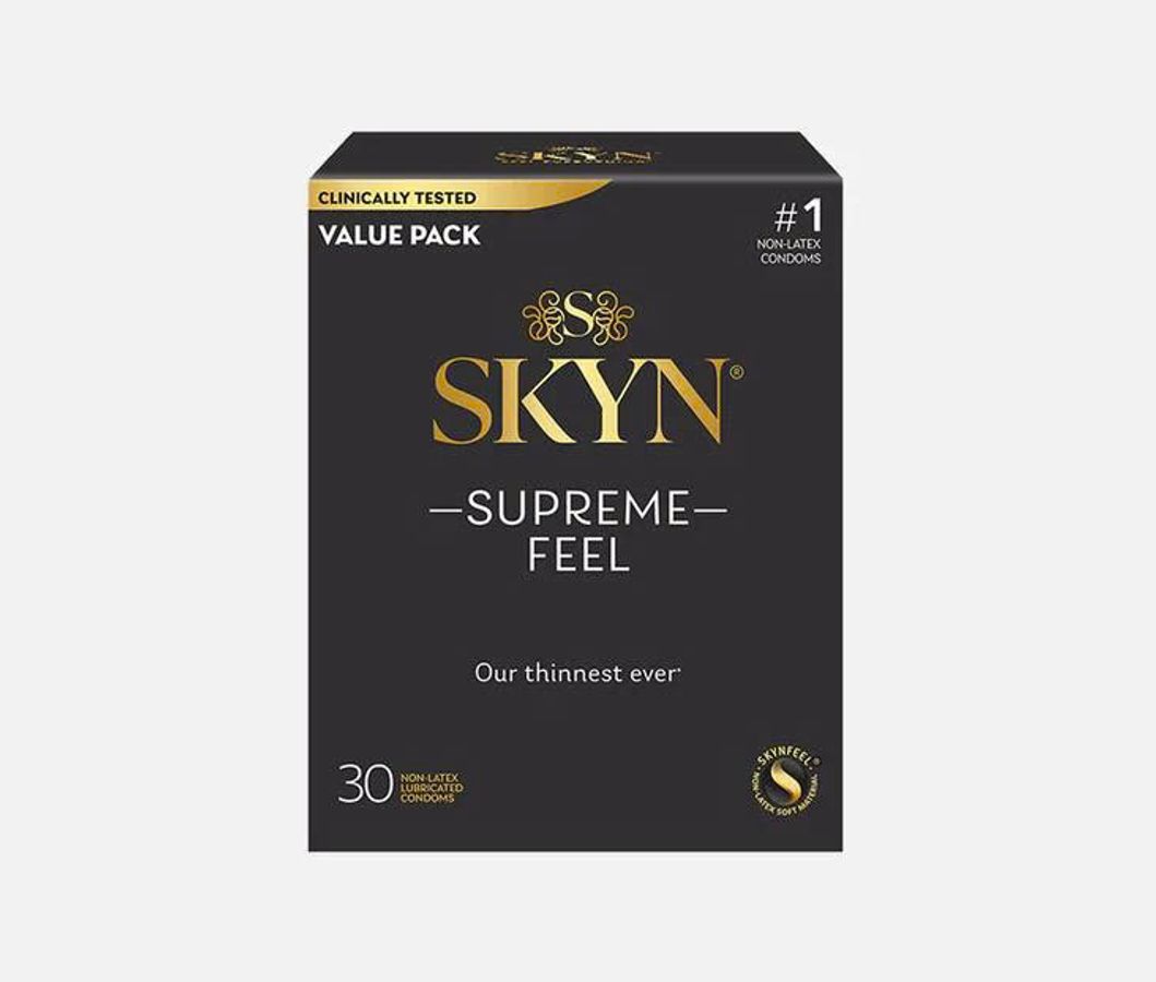 Bao Cao Su Cao Cấp Skyn Tạo Cảm Giác Tối Đa SKYN® Supreme Feel Condoms 10 Cái [Mã CK-SP932896-01]
