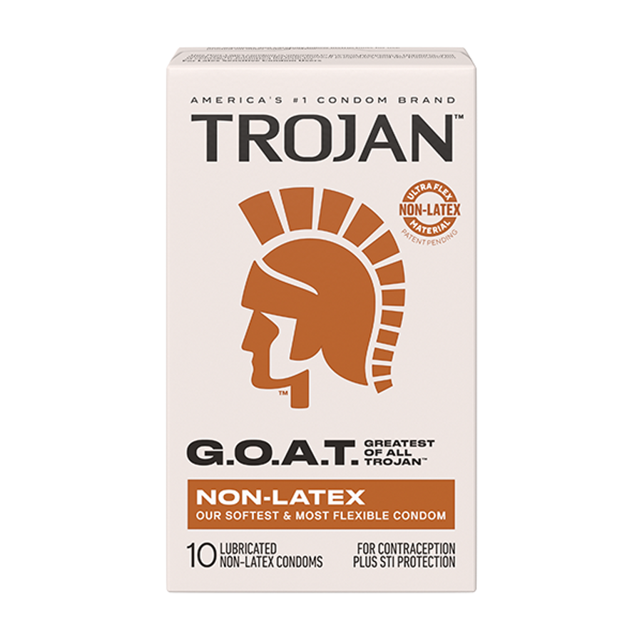 Bao Cao Su Thiên Nhiên Trojan G.O.A.T. Non-Latex Lubricated Condoms [Mã CK-SP933353-06]