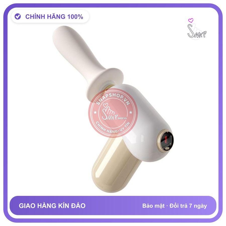 Dương Vật Máy Súng Cầm Tay Mini chính hãng - chất liệu an toàn cho da, dễ vệ sinh, êm ái khi dùng - giao hàng che tên kín đáo