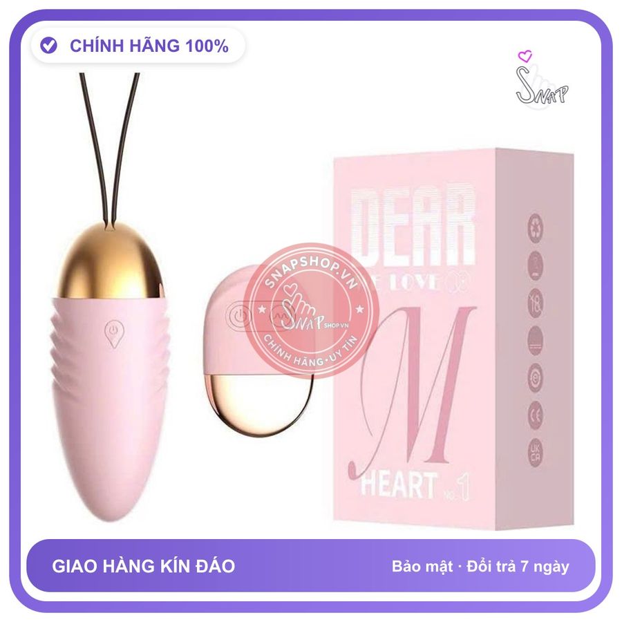 Trứng Rung Lilo Spark Of Love Điều Khiển Từ Xa chính hãng - 10 chế độ rung, chống nước, silicone y tế - giao hàng che tên kín đáo