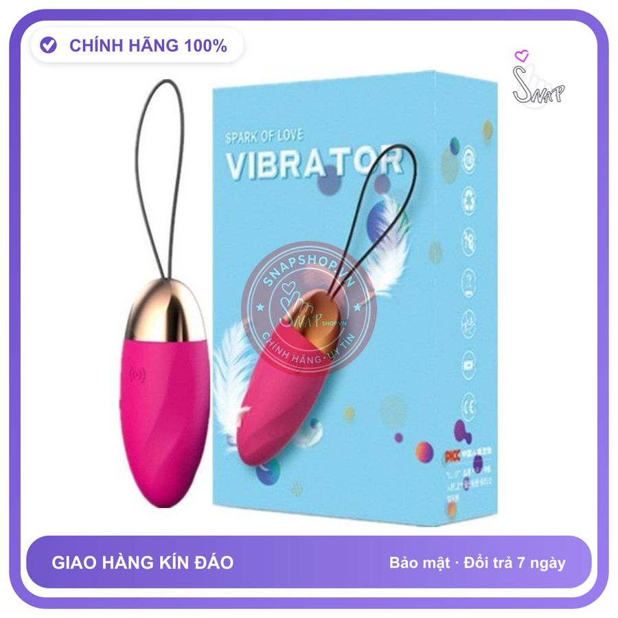Trứng Rung Vibrator Sạc Đơn chính hãng - sạc USB, chất liệu an toàn cho da, dễ vệ sinh - giao hàng che tên kín đáo