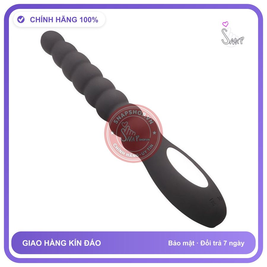 Cây Rung Đen Yunman Nhiều Chế Độ chính hãng - 10 chế độ rung, sạc USB, silicone mềm - giao hàng che tên kín đáo