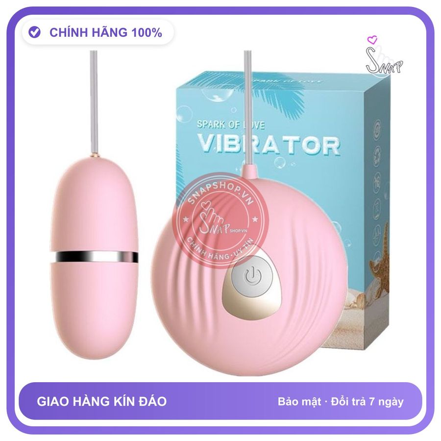 Trứng Rung Vibrator 1 Trứng chính hãng - silicone cao cấp, chất liệu an toàn cho da, dễ vệ sinh - giao hàng che tên kín đáo