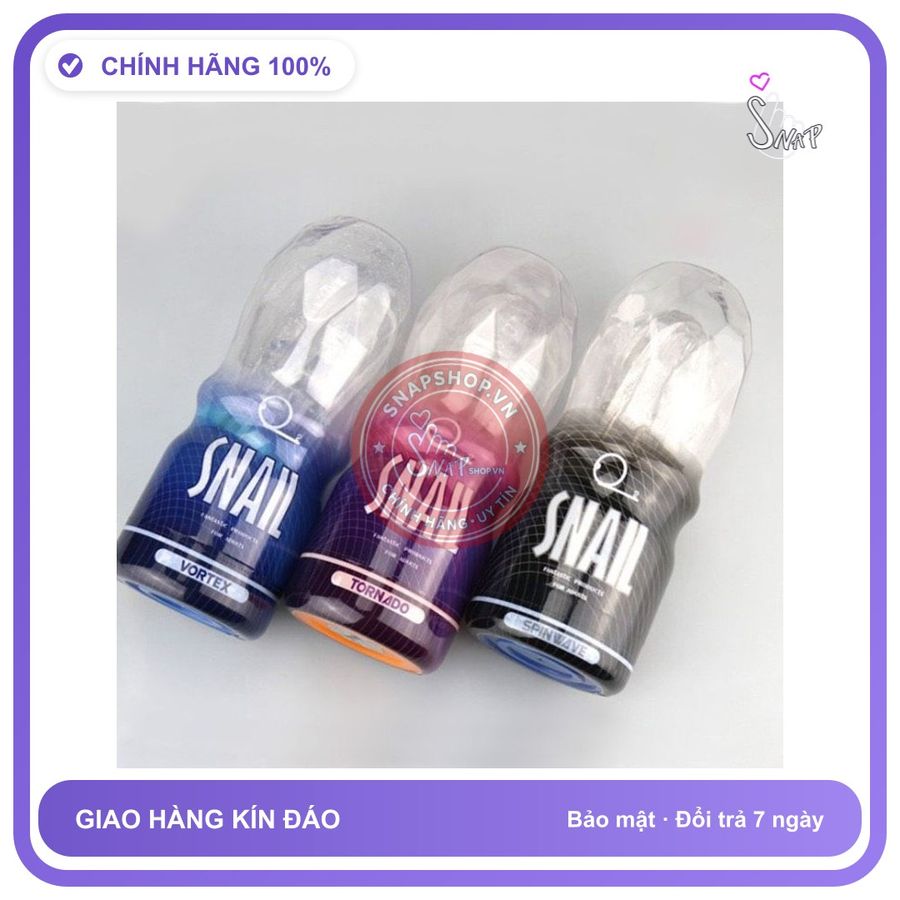 Âm Đạo Snail Trong Suốt chính hãng - silicone mềm mại, chất liệu an toàn cho da, dễ vệ sinh - giao hàng che tên kín đáo