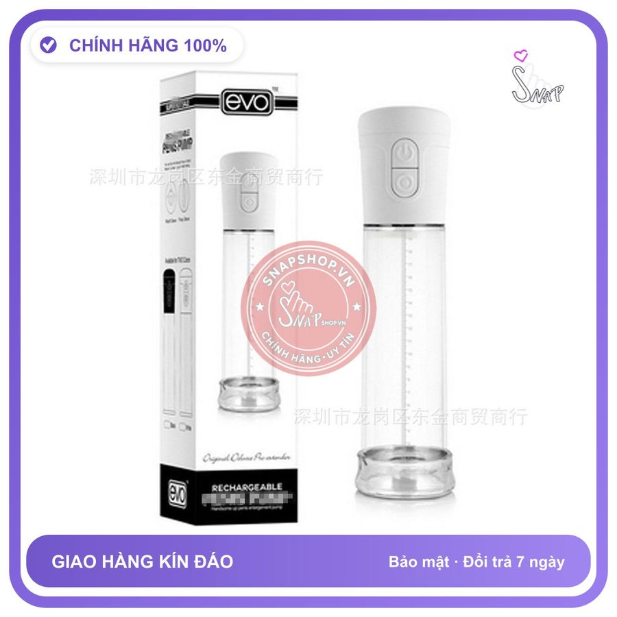 Máy Tập Dương Vật Evo Tự Động Tốt chính hãng - silicone cao cấp, chất liệu an toàn cho da, dễ vệ sinh - giao hàng che tên kín đáo