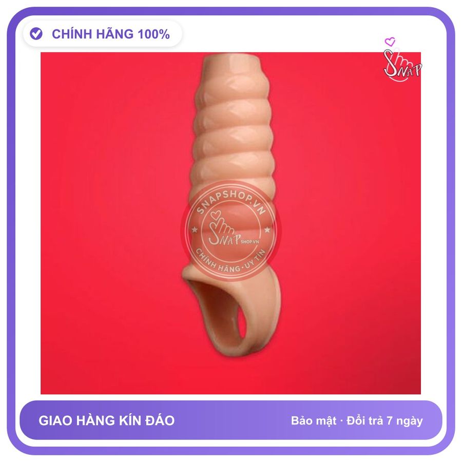 (Che Tên) Bao cao su đôn dên kiểu xoắn ốc Yunman [Mã CK-SP957610-05] Hộp Trắng Kín