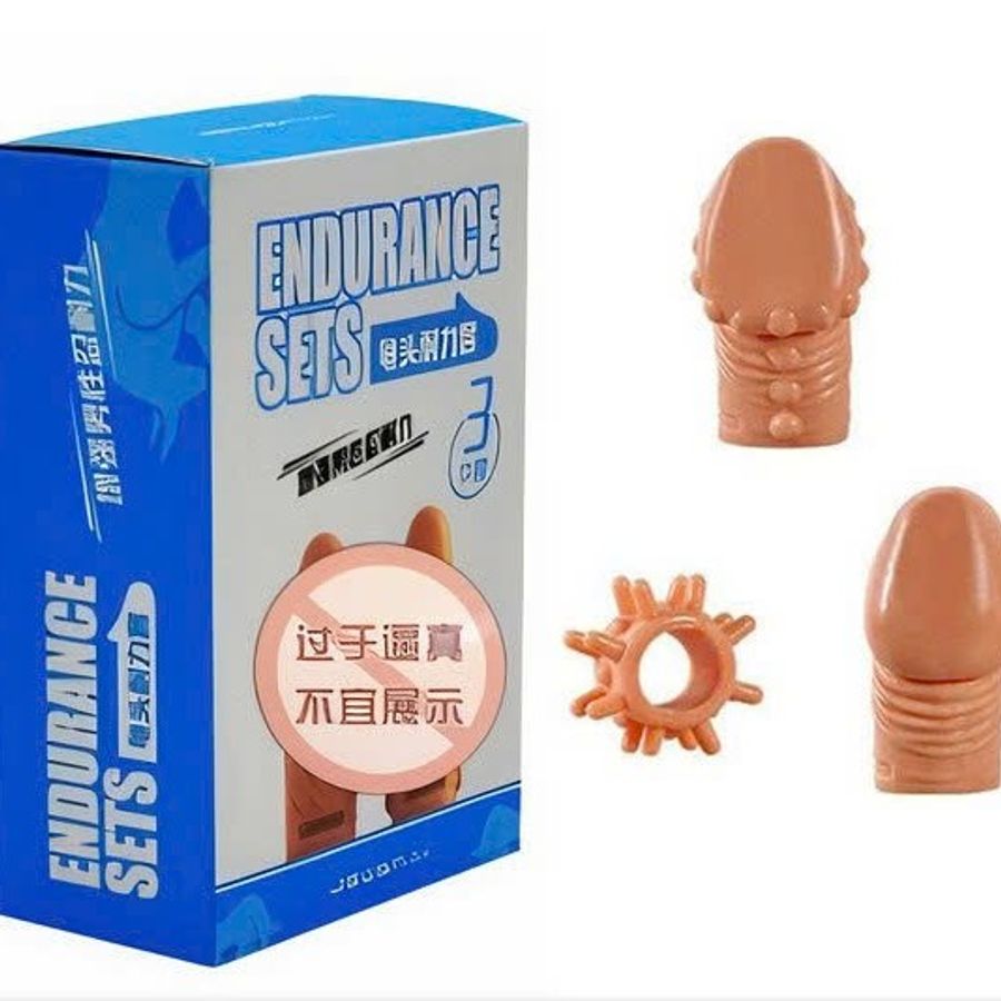Bộ 2 đôn khúc đầu và 1 vòng silicon cho nam Endurance Sets [Mã CK-SP962136-04]