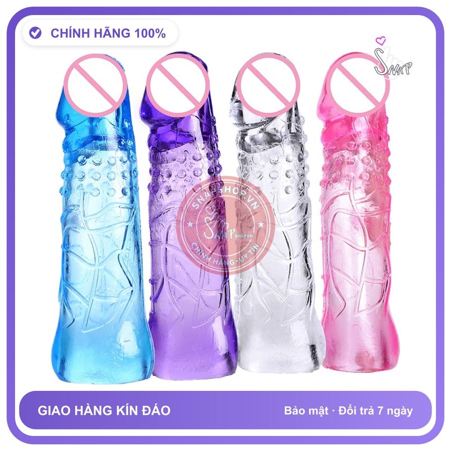 (Che Tên) Bao cao su đôn dên dài 16cm Condom Sleeve [Mã CK-SP957156-03] Cao Cấp Bảo Đảm