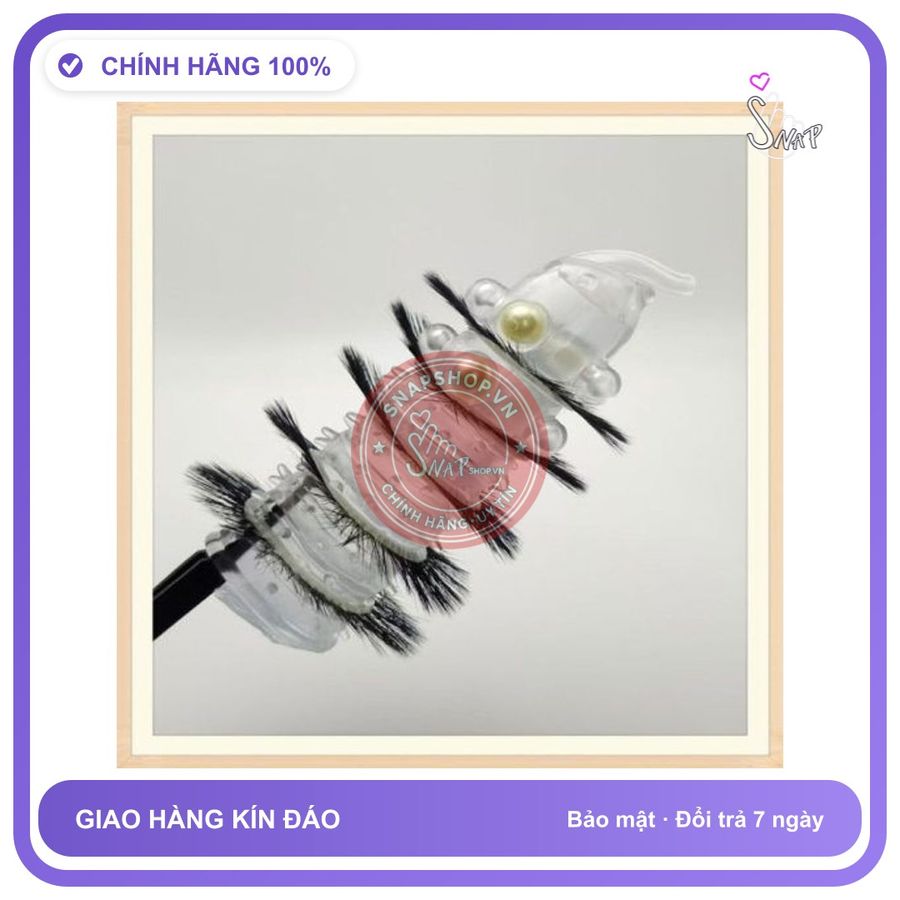 (Che Tên) Bao Đôn Dên Lông Mắt Cừu 5 Tầng Gắn 2 Bi Rung Cho Phái Mạnh Chính Hãng [Mã CK-SP958508-02] Hộp Trắng Kín