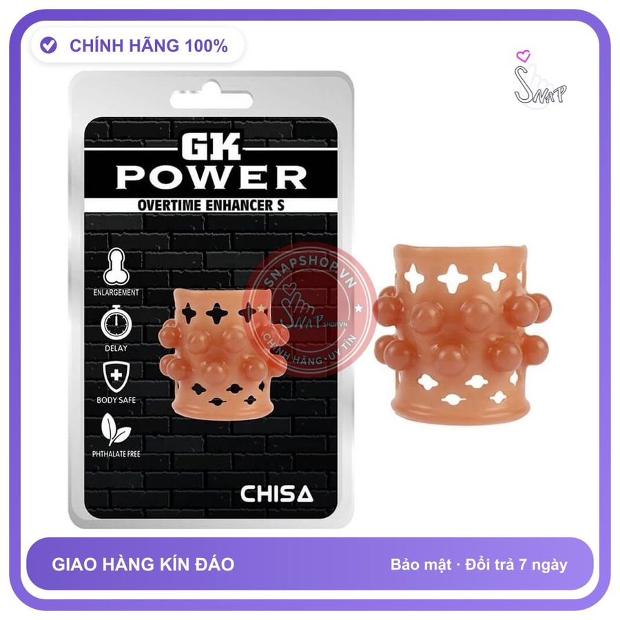 (Che Tên) Bao cao su đôn dên khúc Chisa Overtime Enhancer S [Mã CK-SP957610-02] Giao Nhanh Toàn Quốc