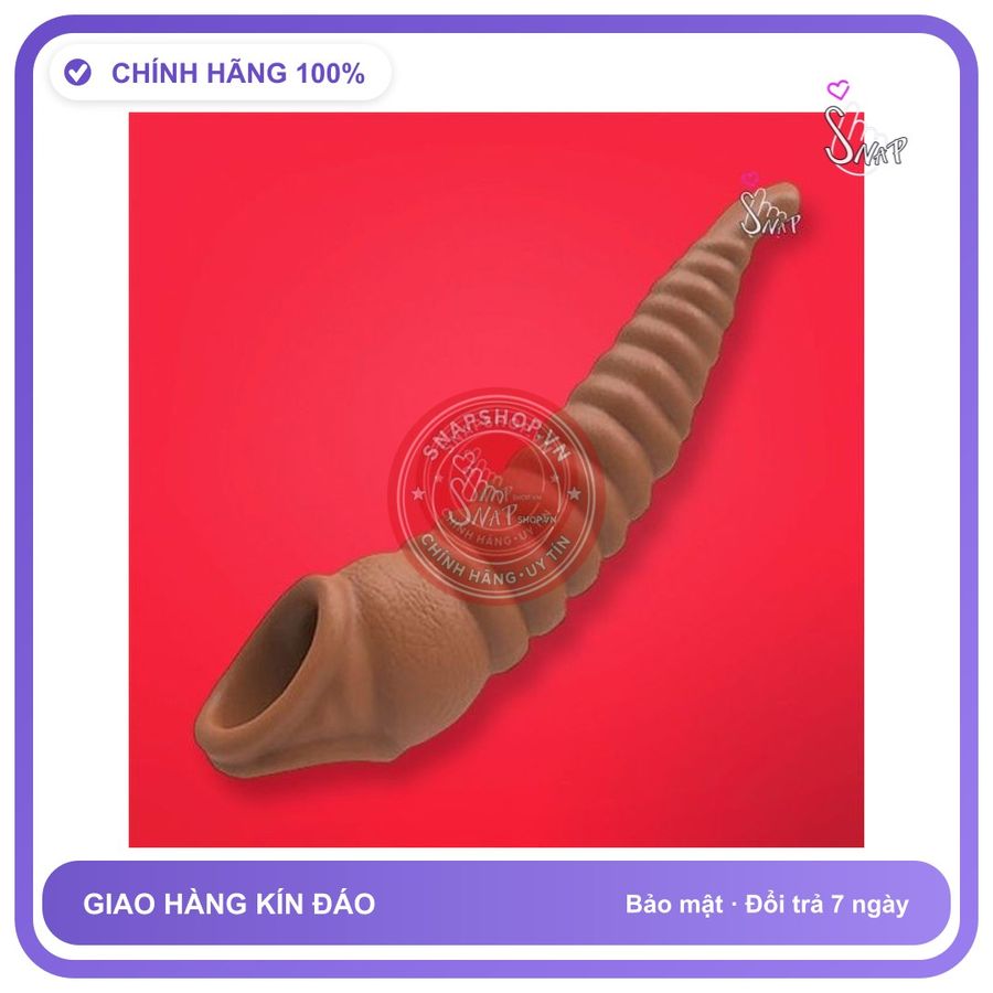 (Che Tên) Bao cao su đôn dên kiểu râu bạch tuộc Tentik có rung [Mã CK-SP957610-03] Cao Cấp Bảo Đảm