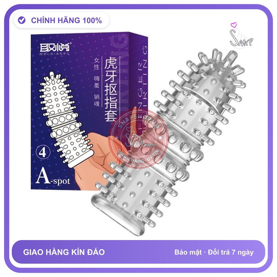 Bao Đôn Ngón Tay Kiểu Đơn chính hãng - ôm sát cảm giác thật, chất liệu latex an toàn, hàng nhập khẩu - giao hàng che tên kín đáo