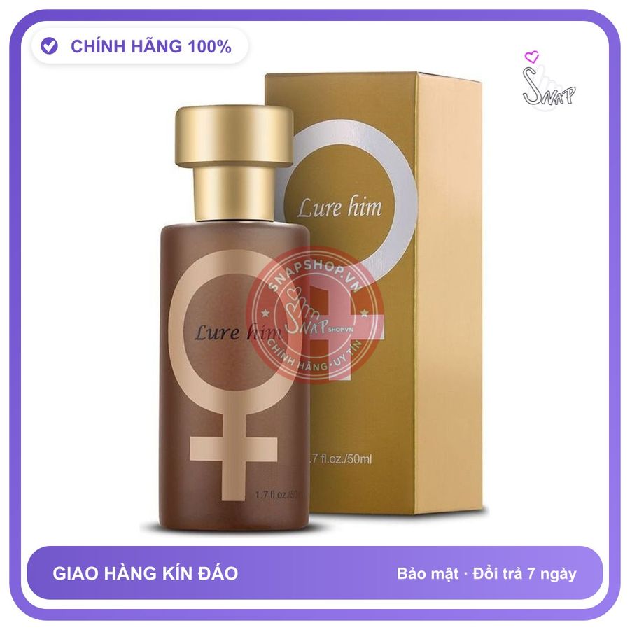 Nước Hoa Kd Lure Him Vàng 30ml chính hãng - chất liệu an toàn cho da, dễ vệ sinh, êm ái khi dùng - giao hàng che tên kín đáo