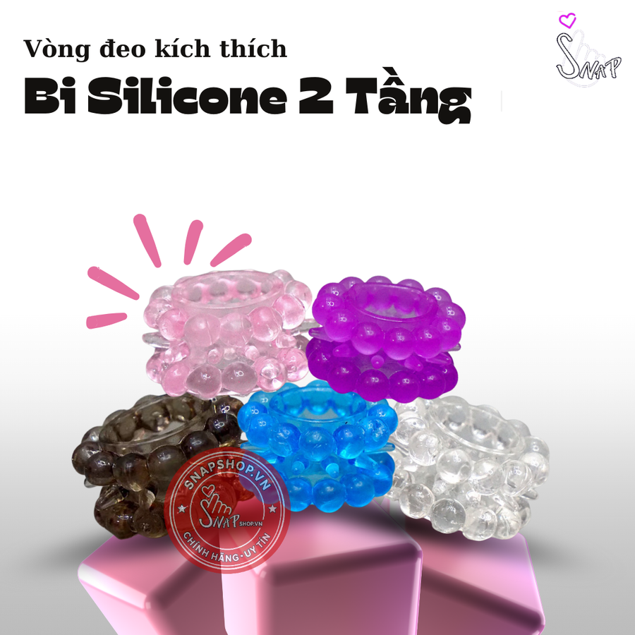 (Snapshop) Vòng Đeo Bi Silicone 2 Tầng Chính Hãng [Mã CK-SP967791-07]