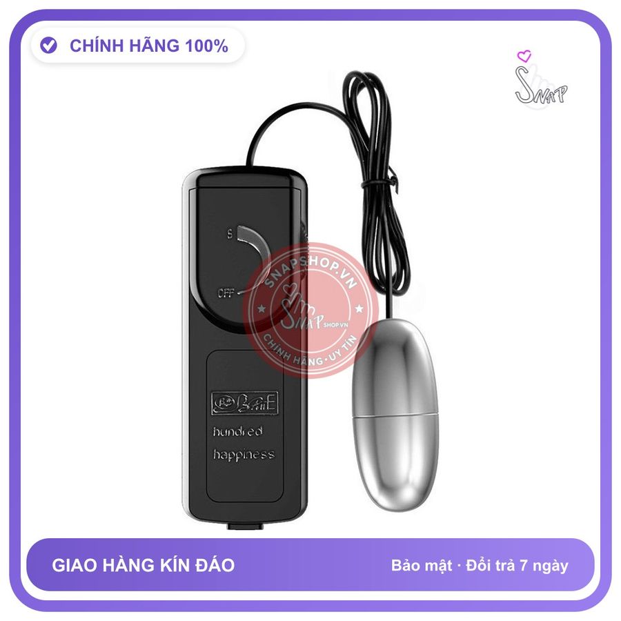 Cana Inox 1 Trứng (Baile) chính hãng - chất liệu an toàn cho da, dễ vệ sinh, êm ái khi dùng - giao hàng che tên kín đáo