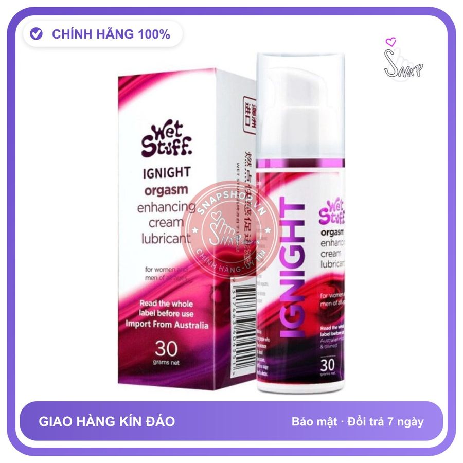 Gel Kích Thích Nữ Ignight Úc 30ml chính hãng - dung tích 15ml, dịu nhẹ an toàn cho da, dễ rửa sạch - giao hàng che tên kín đáo