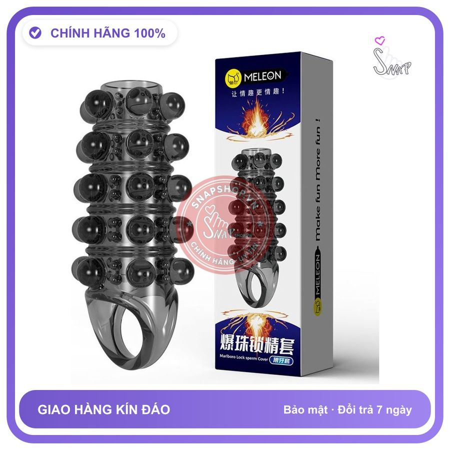 Bao Đôn Thân Meleon Bi Quai Đeo chính hãng - ôm sát cảm giác thật, chất liệu latex an toàn, hàng nhập khẩu - giao hàng che tên kín đáo